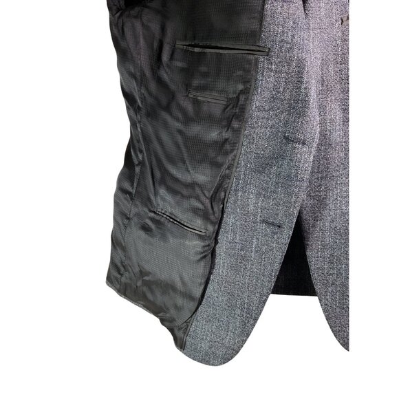 Emporio Armani G Line Mens Suit Blazer Jacket Sz 52 Gray Wool Blend Classic - Picture 8 of 9